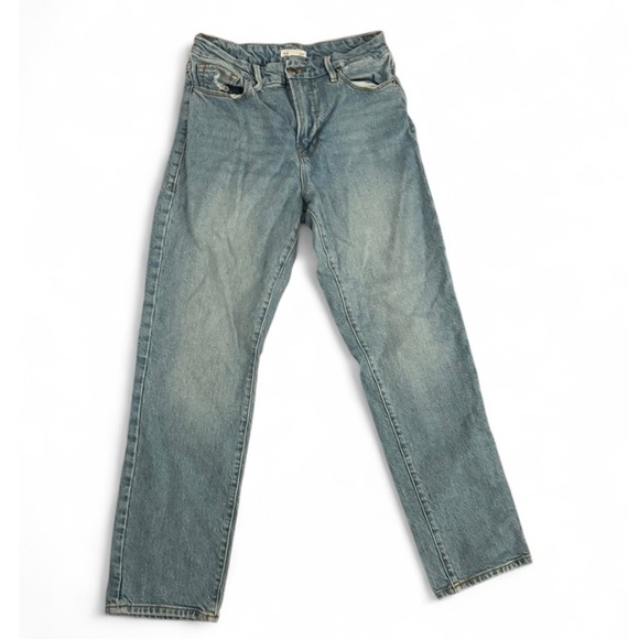 Good American Denim - Good American Straight Leg Jeans - Light Blue